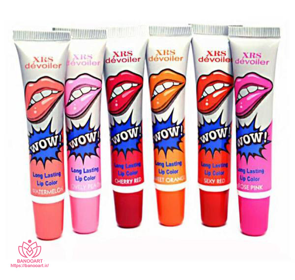 ماسک لب واو مدل long lasting بسته 6 عددی