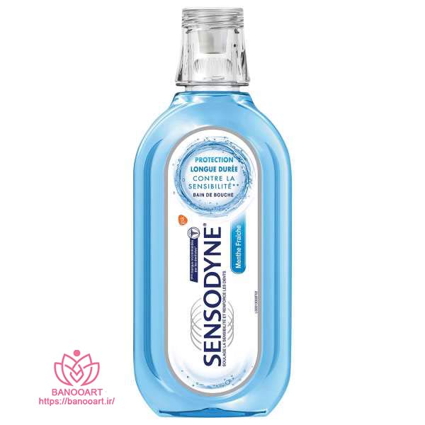 دهان شویه سنسوداین مدل Menthe Fraîche Protection حجم 500 میلی لیتر