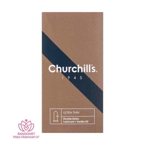 کاندوم چرچیلز مدل Ultra Thin بسته 12 عددی