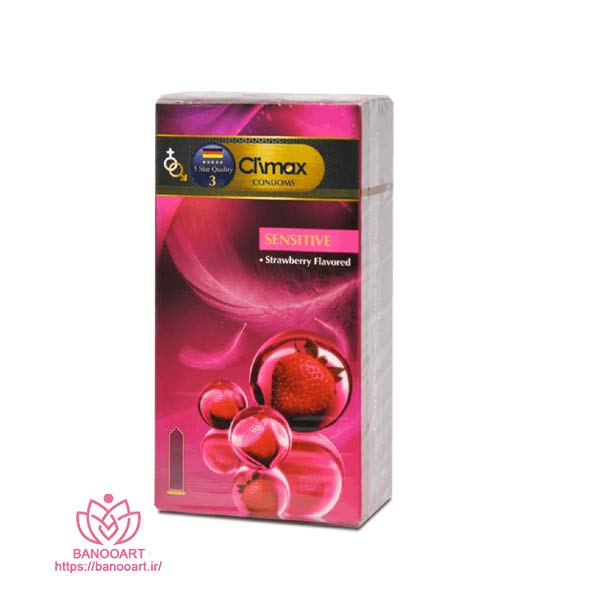 کاندوم کلایمکس مدل Sensitive 3 بسته 12 عددی