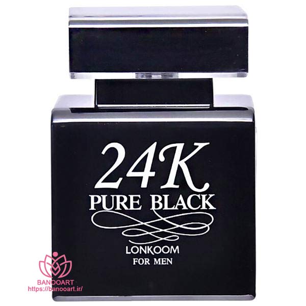 ادو تویلت مردانه لنکوم مدل 24K Pure Black حجم 100 میلی لیتر