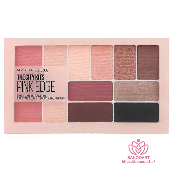 پالت سایه چشم میبلین مدل Pink Edge